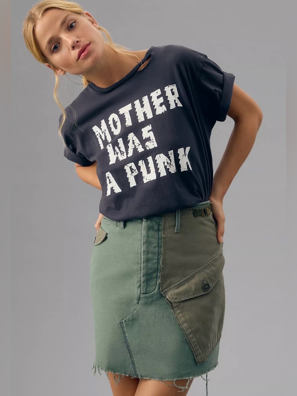 MOTHER The G.l. Jane Mini Skirt MSRP $248 - Sz 28